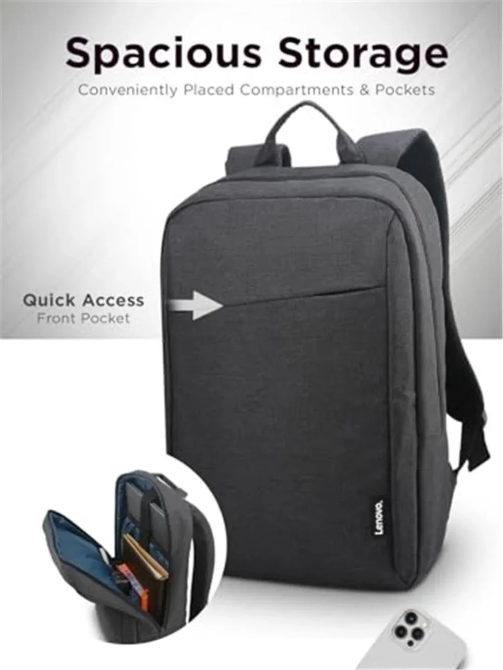 15.6 Inch Laptop Backpack Water Repellent Lightweight Travel College Business